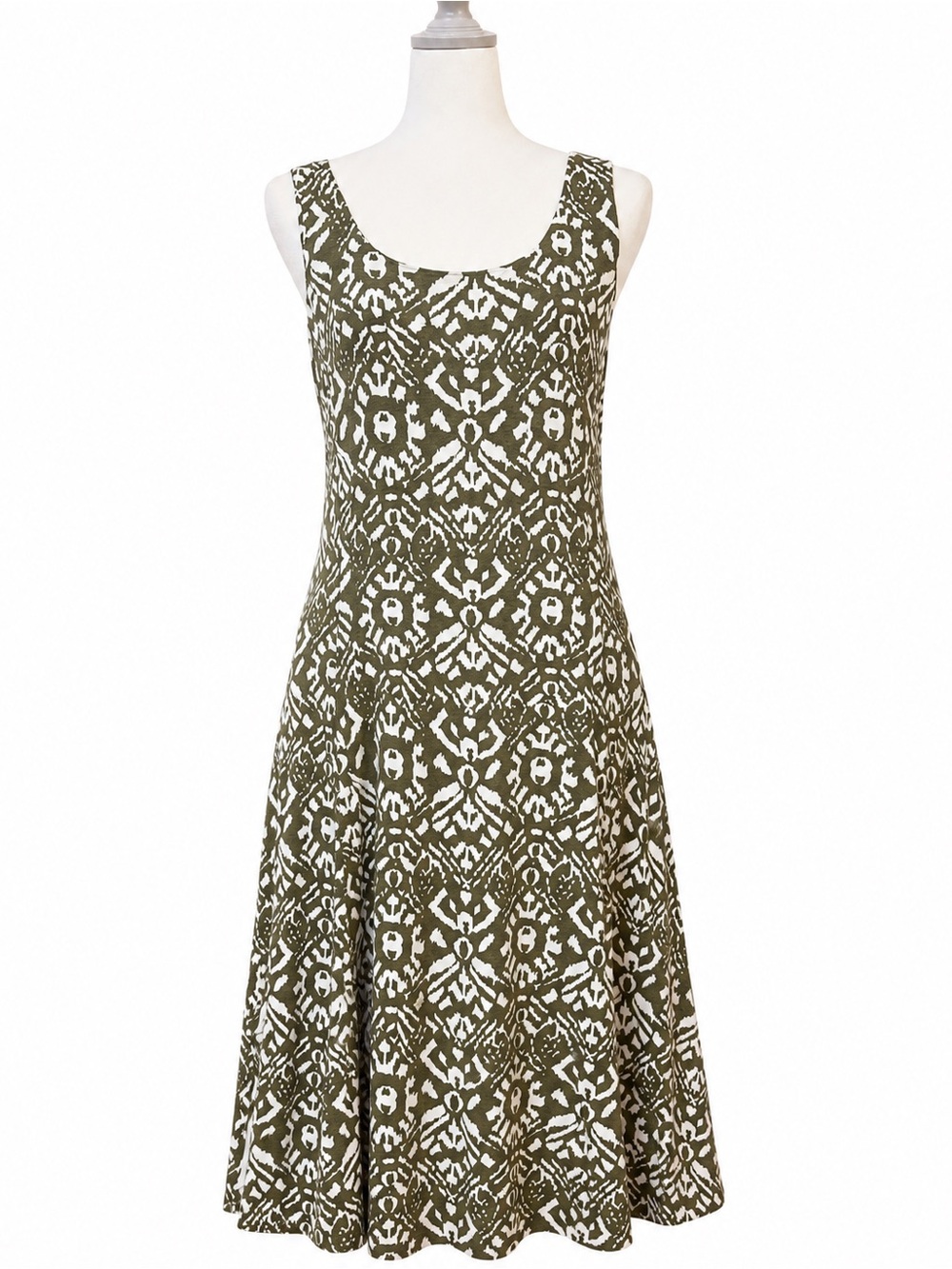 Ralph Lauren Dress  Knit Fit and Flare Geometric Print